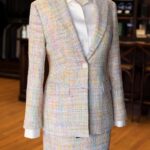 womens custom tweed suit